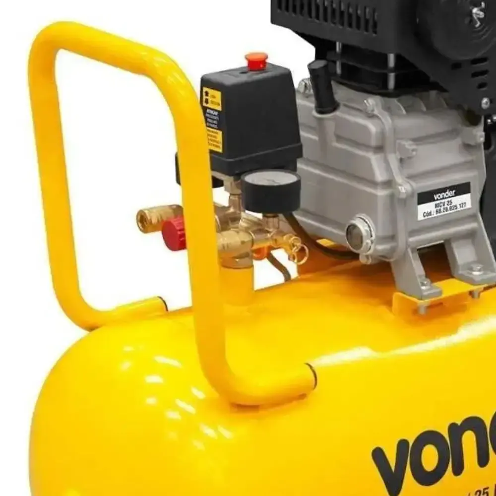 Compressor de ar portátil 8 pés 2 HP 25 litros MCV-25 Vonder 110 V — fotografia 10