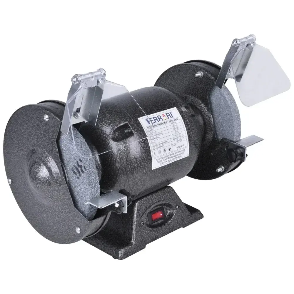 Moto esmeril de bancada me- 6 3580 rpm 360W biv Ferrari — fotografia 8