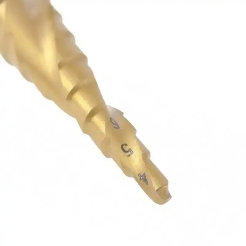 Broca escalonada de 4 à 12 MM HSS espiral profissional MTX — fotografia 3