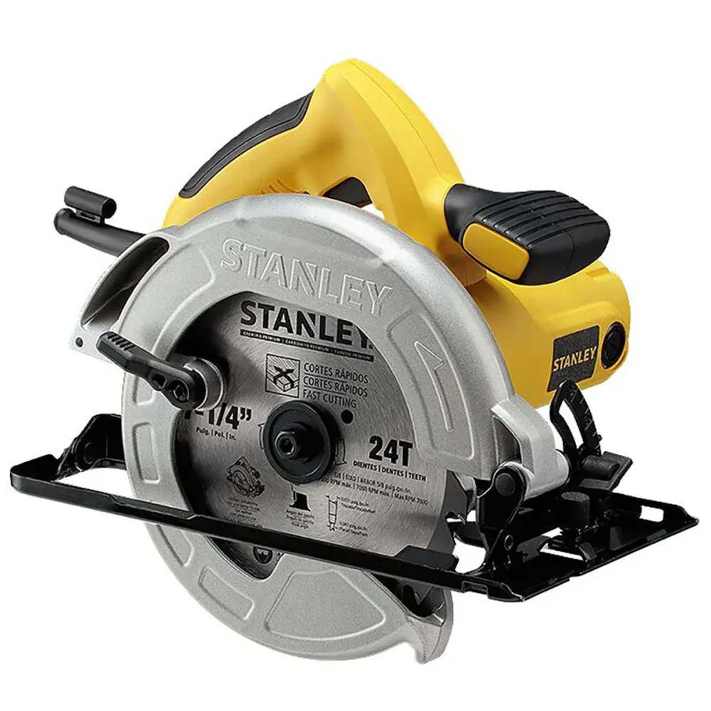 Serra circular angular 7 1/4 5500RPM 1600W 220V Stanley — fotografia 4