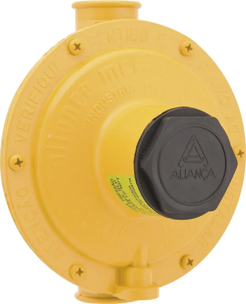 Regulador gás indl amarelo 76511 aliança