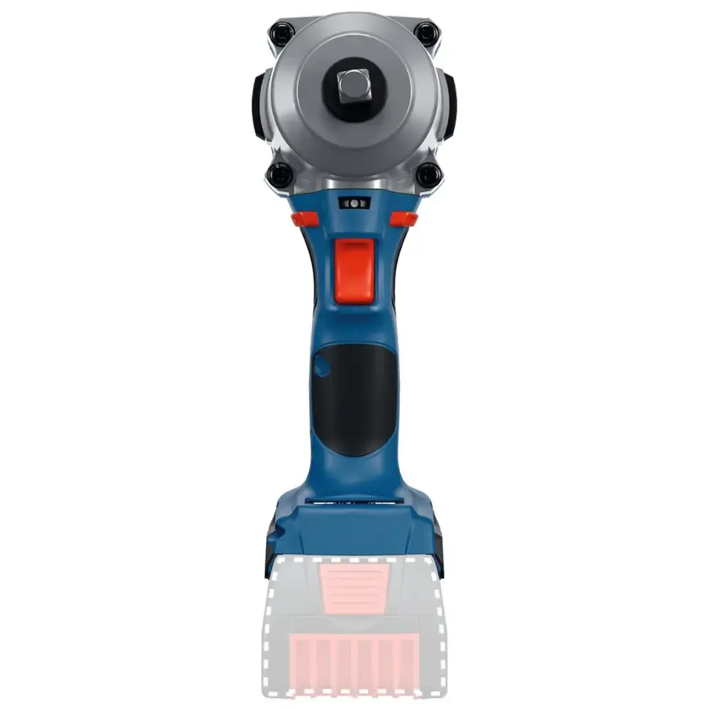 Chave de impacto 1/2 POL 780 NM a bateria 18V brushless sem carregador e bateria GDS18V-780 Bosch — fotografia 4