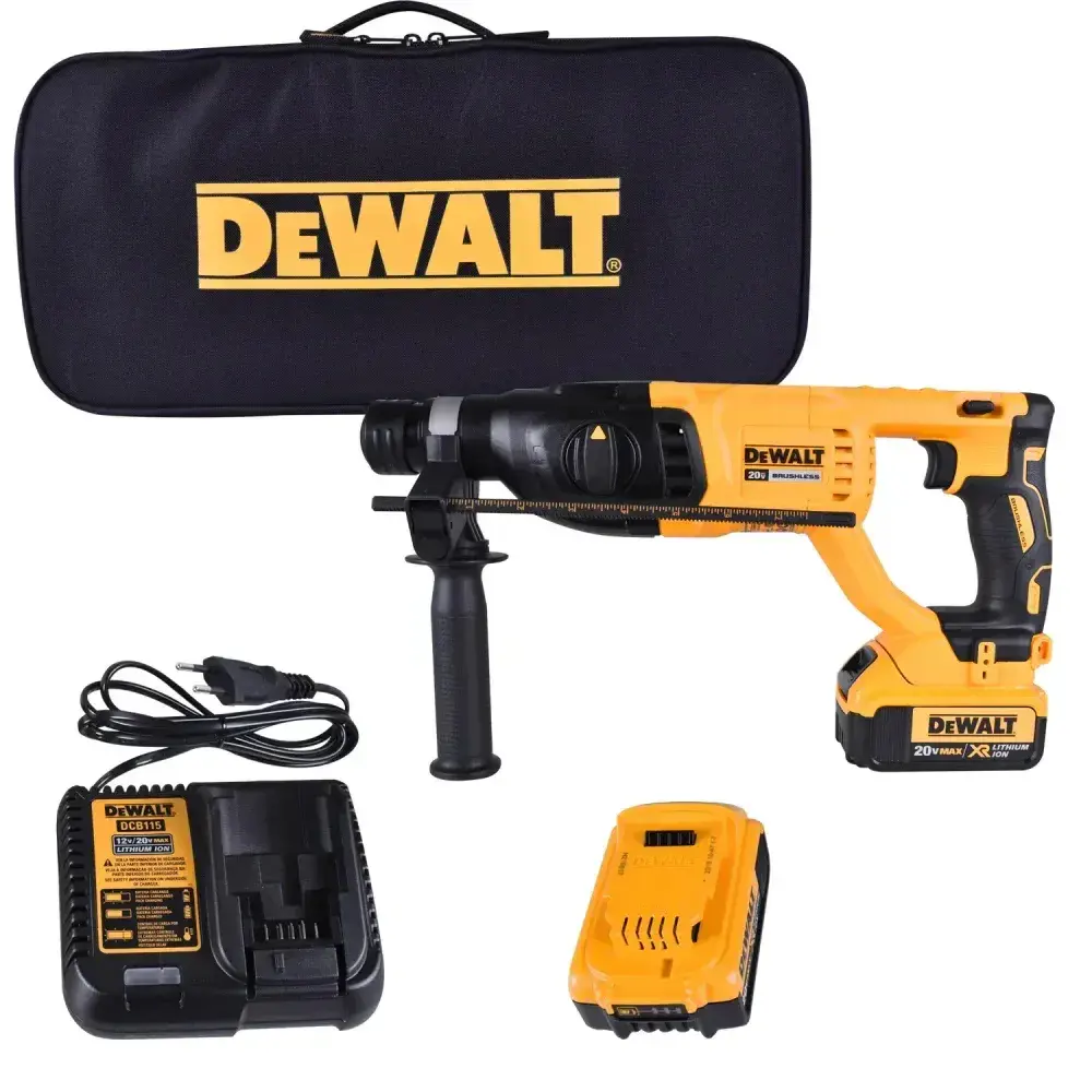 Martelete perfurador rompedor sds plus 20V 127V DCH133M2-BR Dewalt — fotografia 6