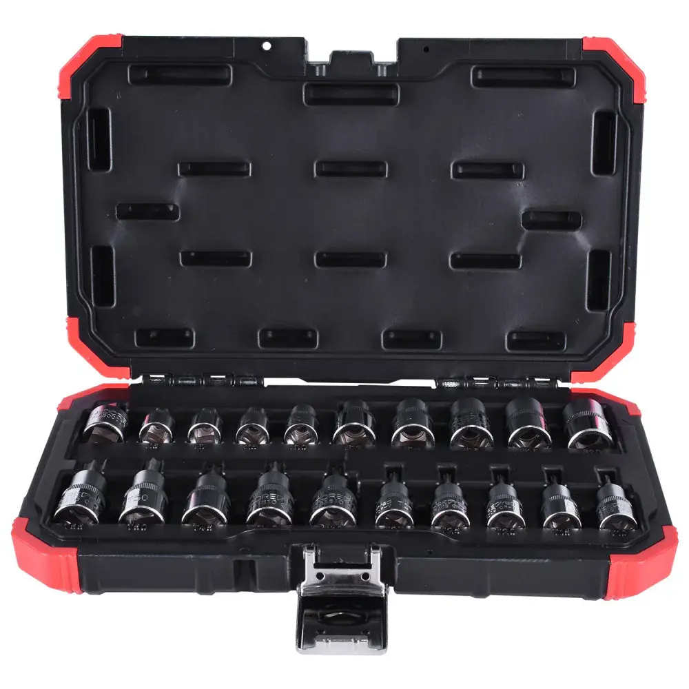Jogo de soquetes 3/8 mais 1/2 tx com 20PCS Gedore red — fotografia 2