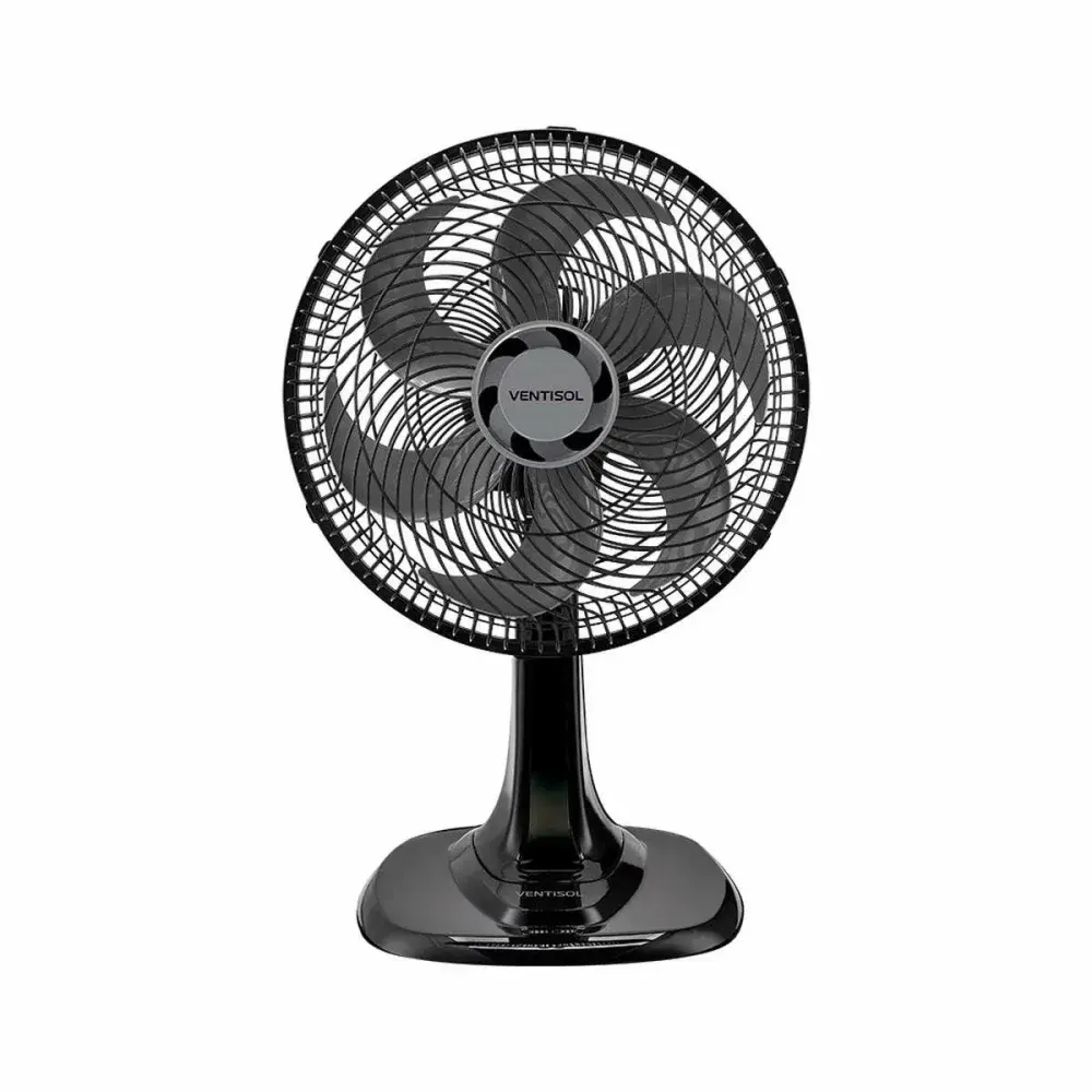 Ventilador de mesa turbo premium 30CM preto 220V Ventisol — fotografia 4