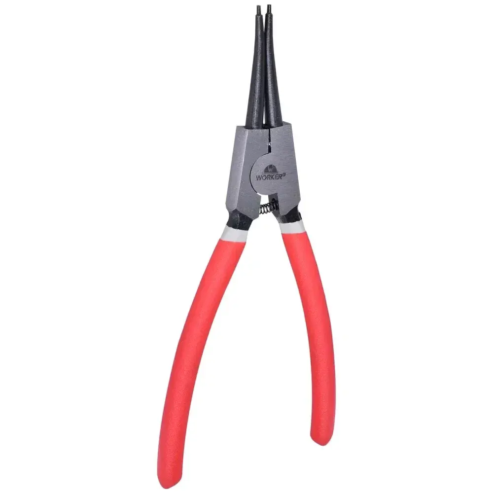 Alicate para anel bico reto externo 7” 20842 Worker — fotografia 7