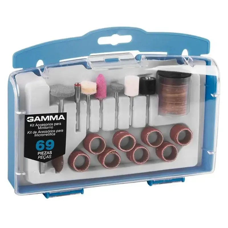 Kit de acessórios para microrretífica com 69 peças G19504AC Gamma