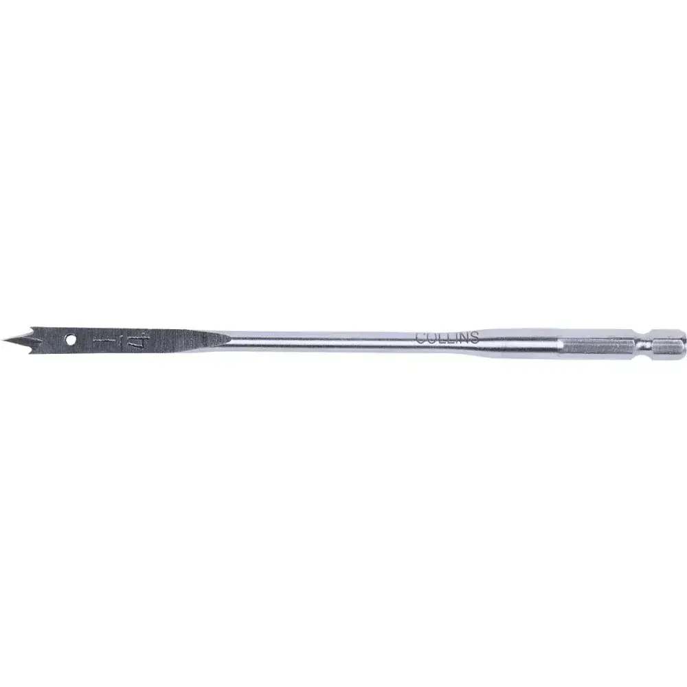 Broca chata para madeira 1/4 x 152MM Collins — fotografia 6