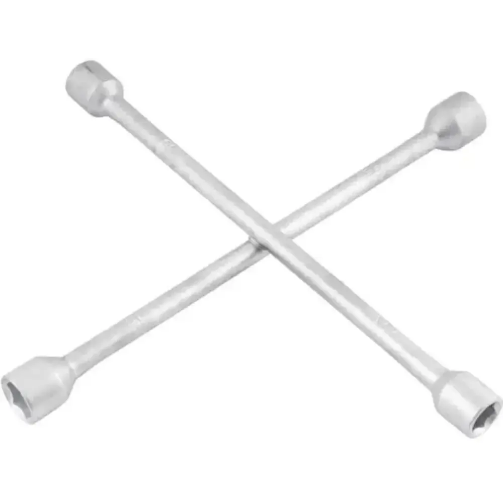Chave de roda tipo cruz 4 bocas 17X19X21X23MM Evald — fotografia 4