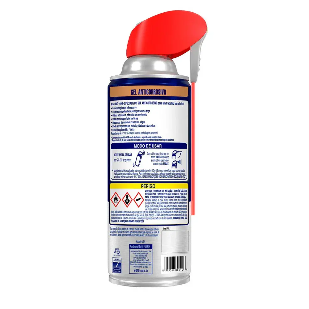 Gel anticorrosivo aerossol specialist 360ML Wd-40 — fotografia 4