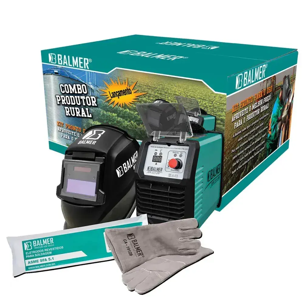 Kit solda joy 223 dv + mab 90 para produtor rural Balmer — fotografia 3