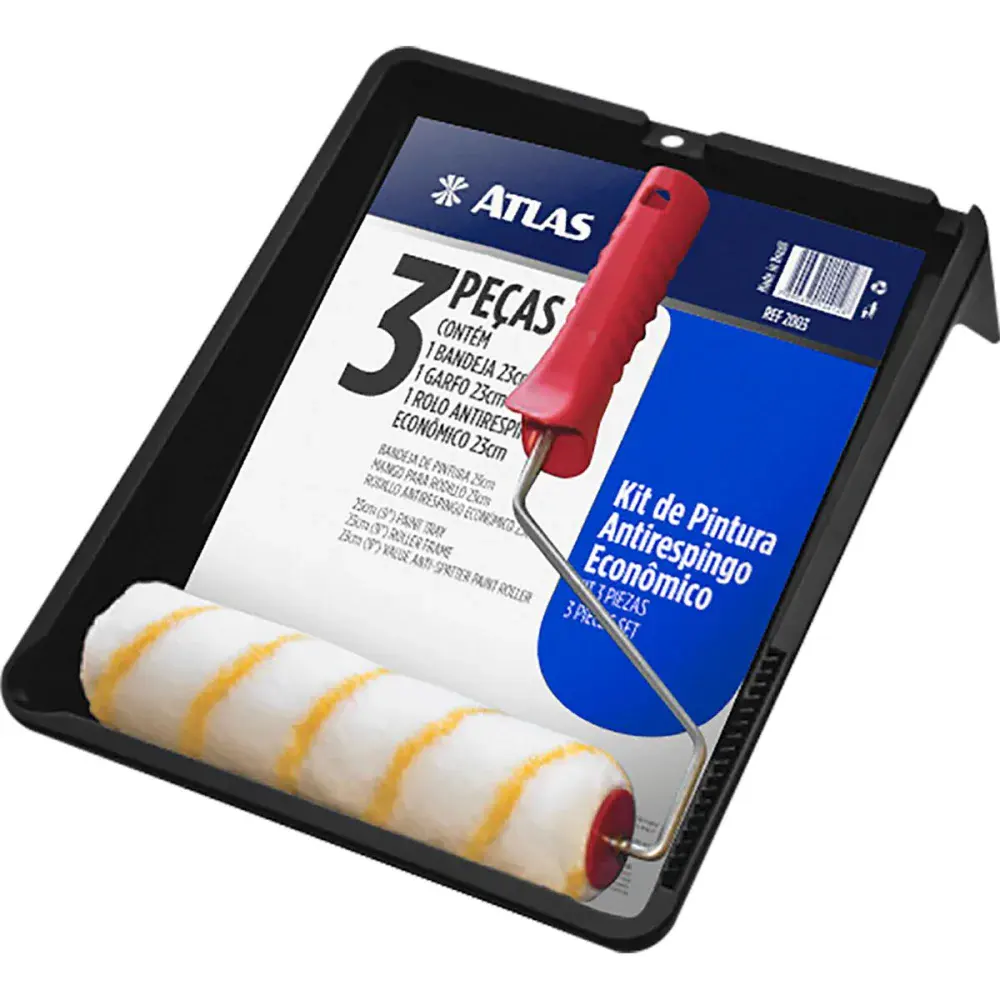 Kit pintura sem respingos econômico com 3 peç 2003 Atlas
