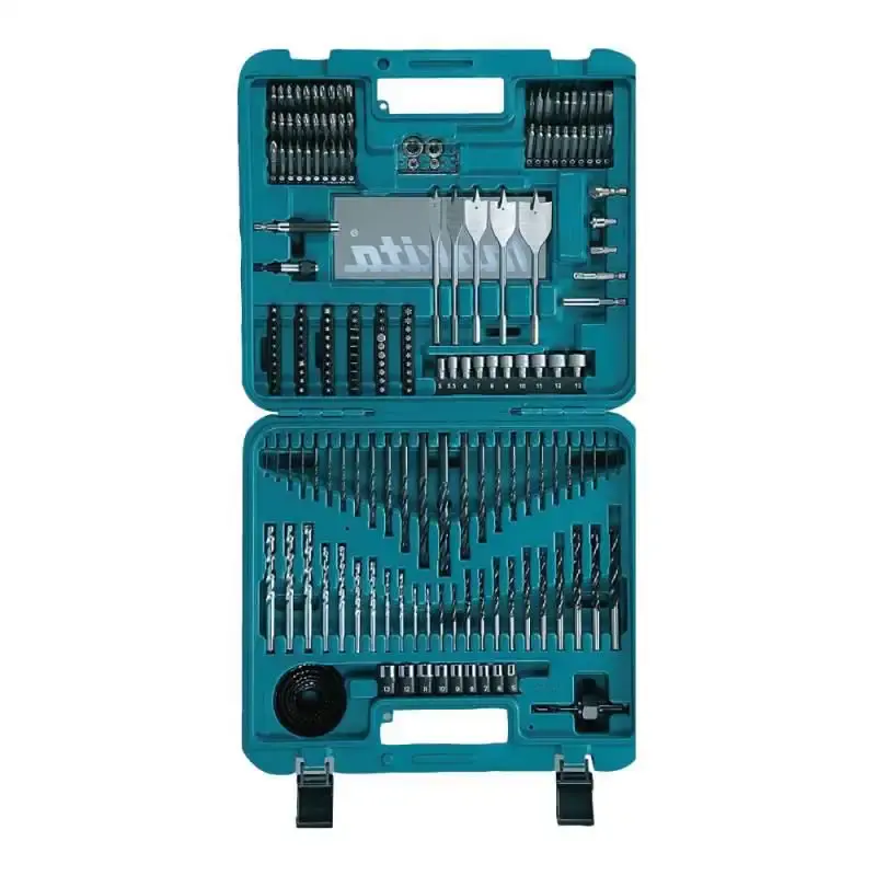 Estojo de ferramentas e brocas com 201 peças D-47260 Makita — fotografia de referência