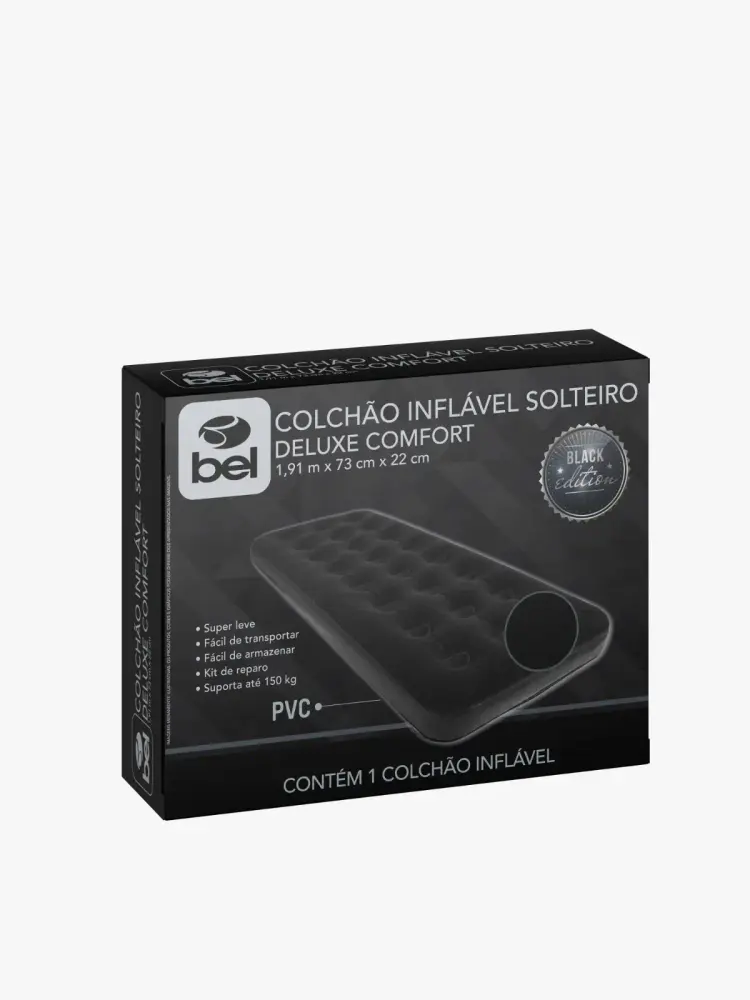 Colchão inflável kit com 2 unidades casal + solteiro — fotografia 4