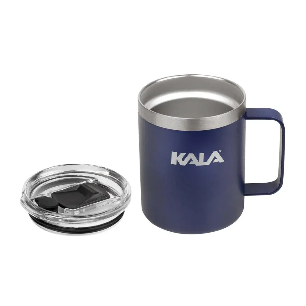 Caneca termo mug 400ML azul Kala — fotografia de referência