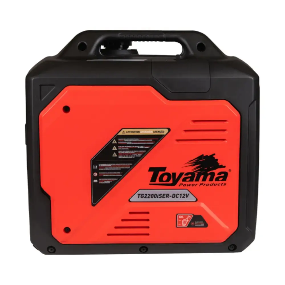 Gerador a gasolina 1,3 KW 1,3 KVA TG2200ISER-DC12V Toyama — fotografia 2