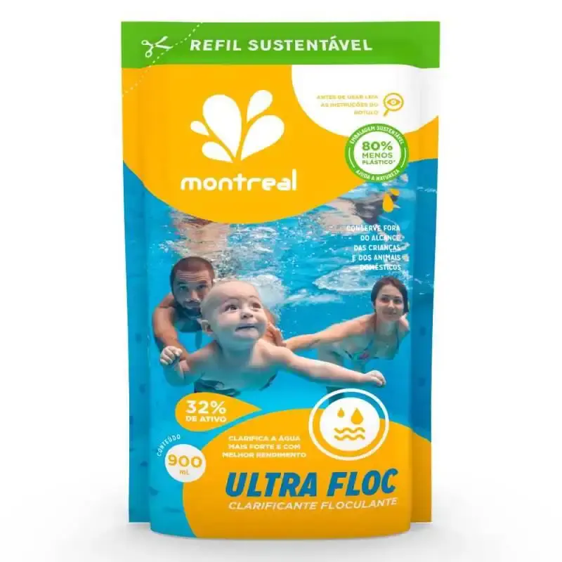 Clarificante floculante ultra floc 900 ML refil sustentável Montreal