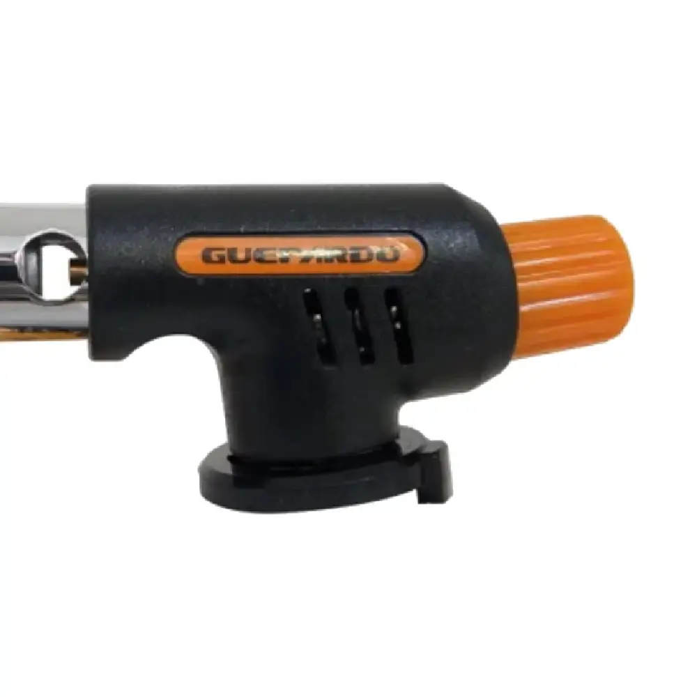 Maçarico compacto flame gun acendedor automático guepardo+ kit gás butano — fotografia 6