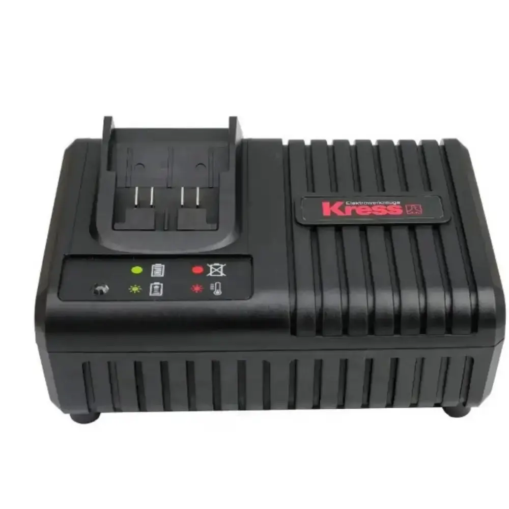 Chave de impacto 1/4 POL e esmerilhadeira 5 POL com 2 baterias 20V e carregador Kress — fotografia 6