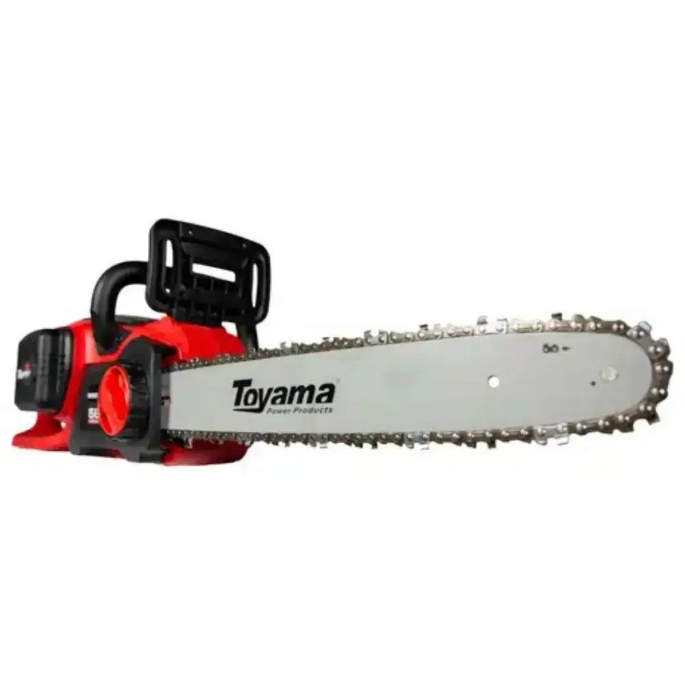 Motosserra a bateria 18V sabre 16POL 1400W e carregador Toyama — fotografia 3